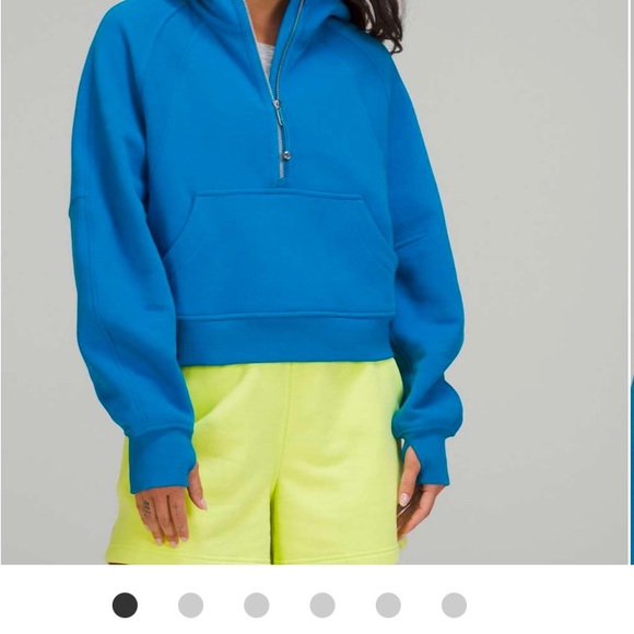 Lululemon Scuba Oversized Half-zip Hoodie- Poolside XS/S - Picture 1 of 4